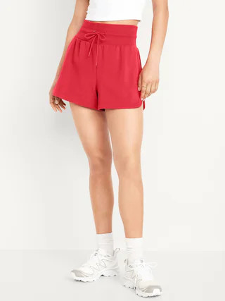 Extra High-Waisted Dynamic Fleece Shorts -- 3.5-inch inseam | Old Navy (US)