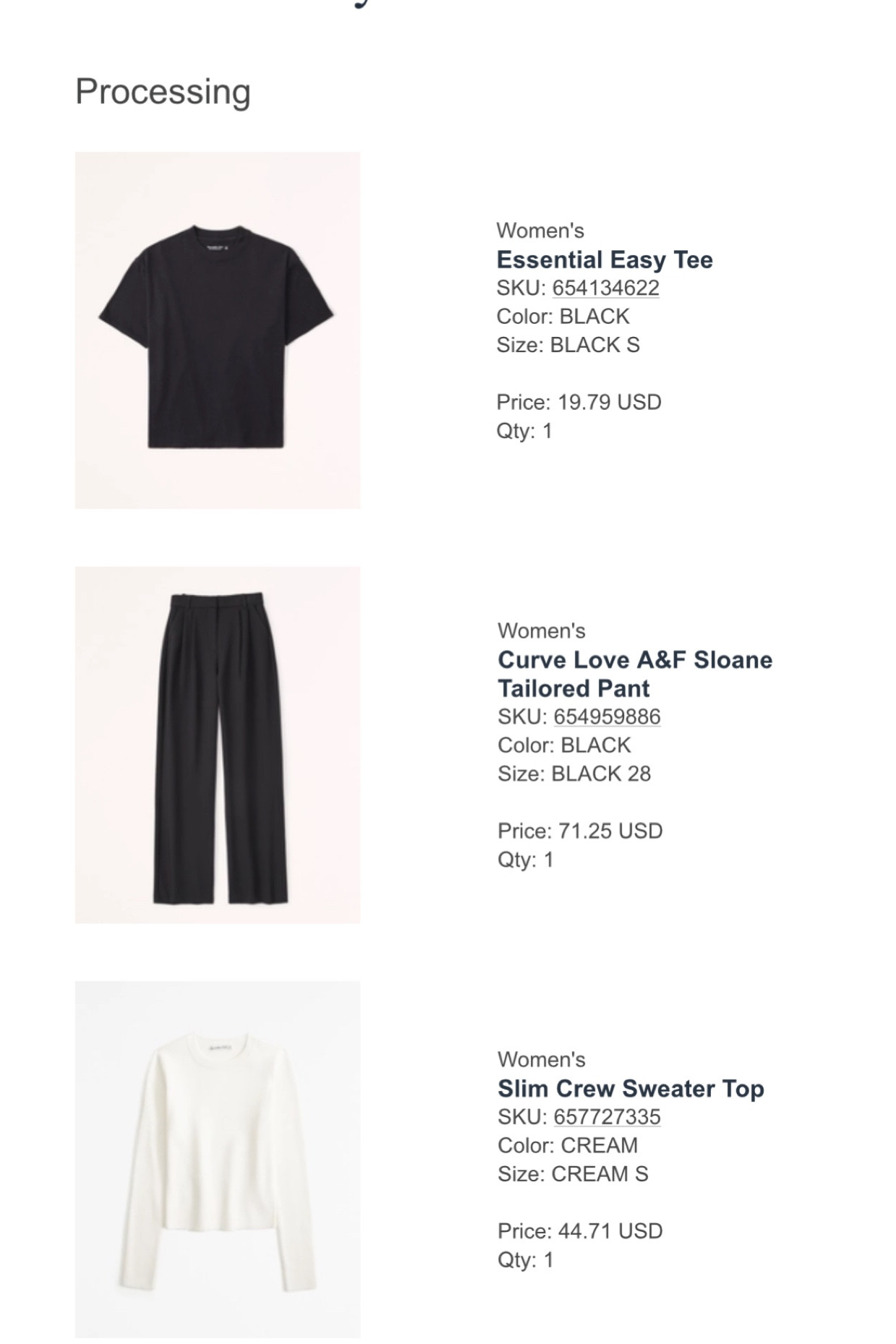 Today’s the last day of the Abercrombie & Fitch spring sale! Here’s what I ordered for some office outfits 😎