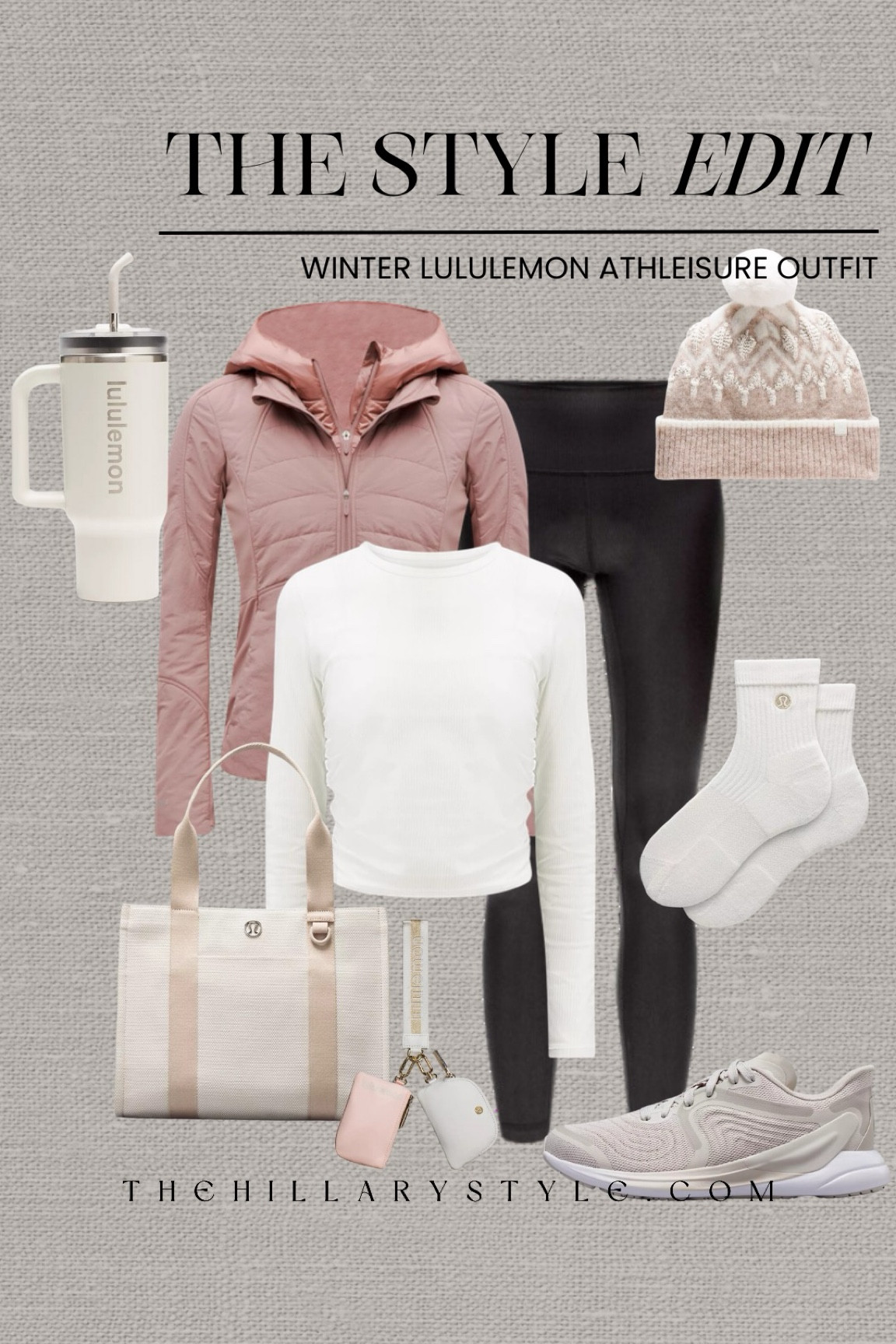 The Style Edit: Winter lululemon Athleisure Outfit: shine leggings, Align ribbed leggings, jacket, running jacket, hooded jacket, cropped long sleeve shirt, running shoes, sneaker, crew socks, beanie, winter hat, tote bag, key chain, water bottle. Winter athletic outfit, winter Athleisure, winter workout wear, winter outfit, casual outfit 

#LTKStyleTip #LTKActive #LTKSeasonal