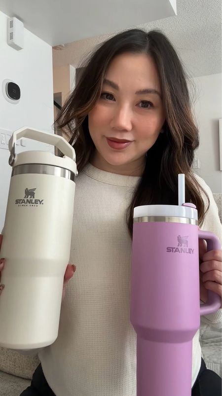 Do you have a favorite @stanley_brand cup? My daily go to is the 40oz Quencher, perfect for helping me stay hydrated all day long at home and at the office, while keeping my drinks hot or cold! When I’m on the go, I love the Iceflow! The fliptop straw makes it so handy and the top handle makes it easy for transport in my bag! Check out some of the new colours that they have for the season! #stanleypartner

#LTKSeasonal #LTKhome #LTKtravel