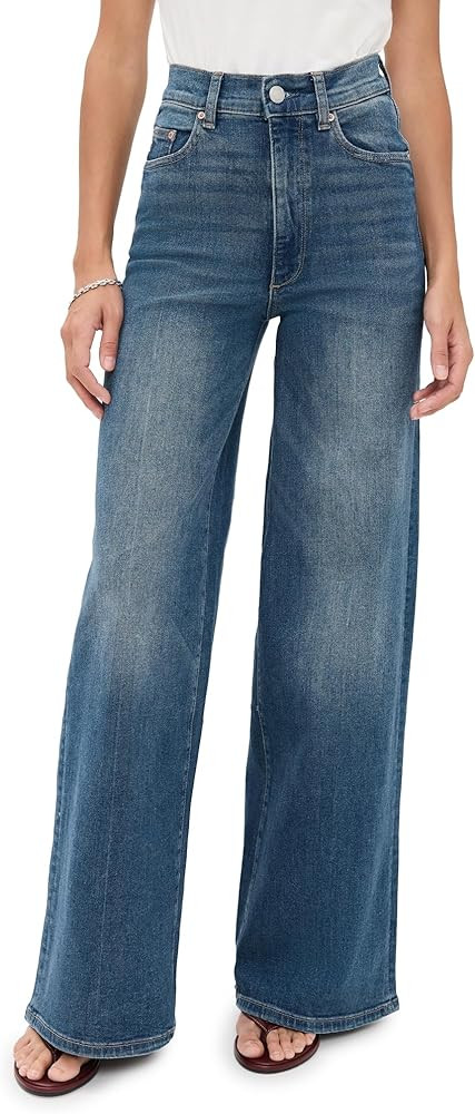 DL1961 Women's Hepburn Wide Leg High Rise Jeans | Amazon (US)