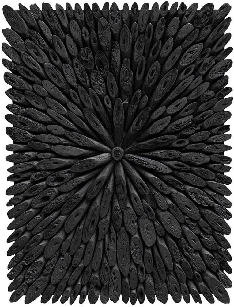 Uttermost Bahama Wood - Wall Decor-29.5 Inches Tall and 39.37 Inches Wide-Black Finish | Amazon (US)