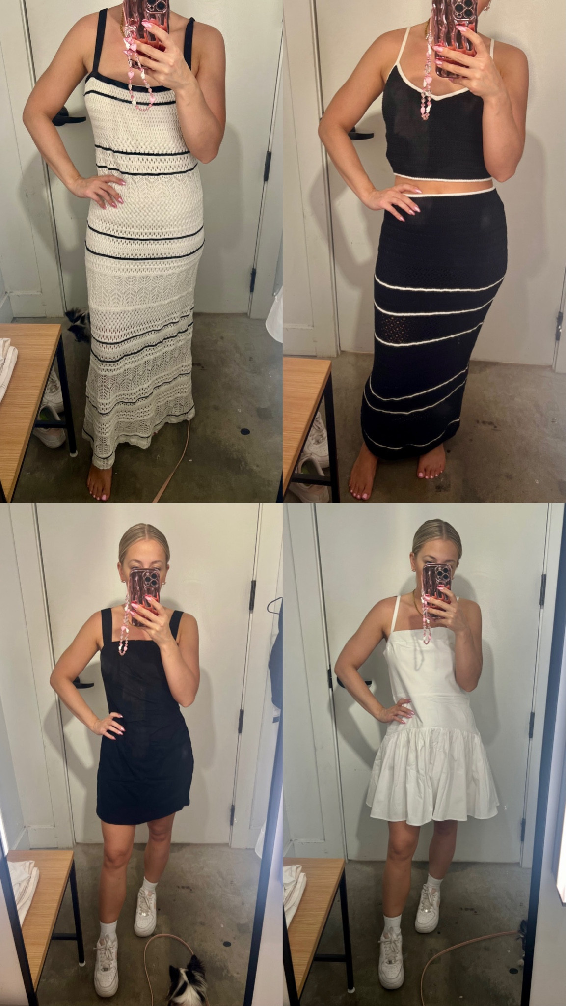 Did a try on haul at Abercrombie after brunch. They have so many cute black-and-white options! I personally loved the white dress. I just needed it in a smaller size and they didn’t have it. :’( 
. 
Try on | shopping | Abercrombie 

#LTKSaleAlert #LTKStyleTip #LTKSeasonal