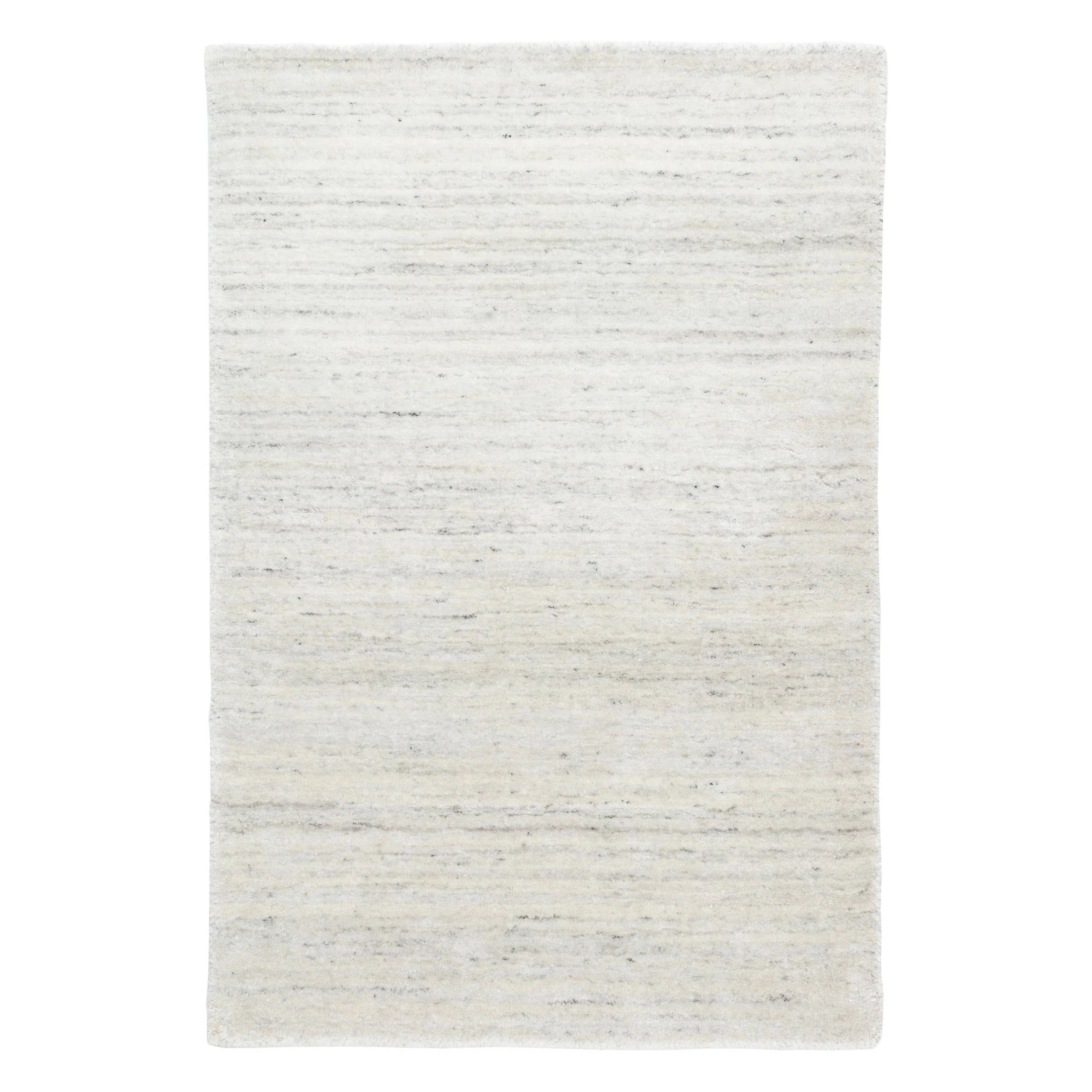 Nordic White Hand Loom Knotted Performance Rug - 8x10 | Annie Selke