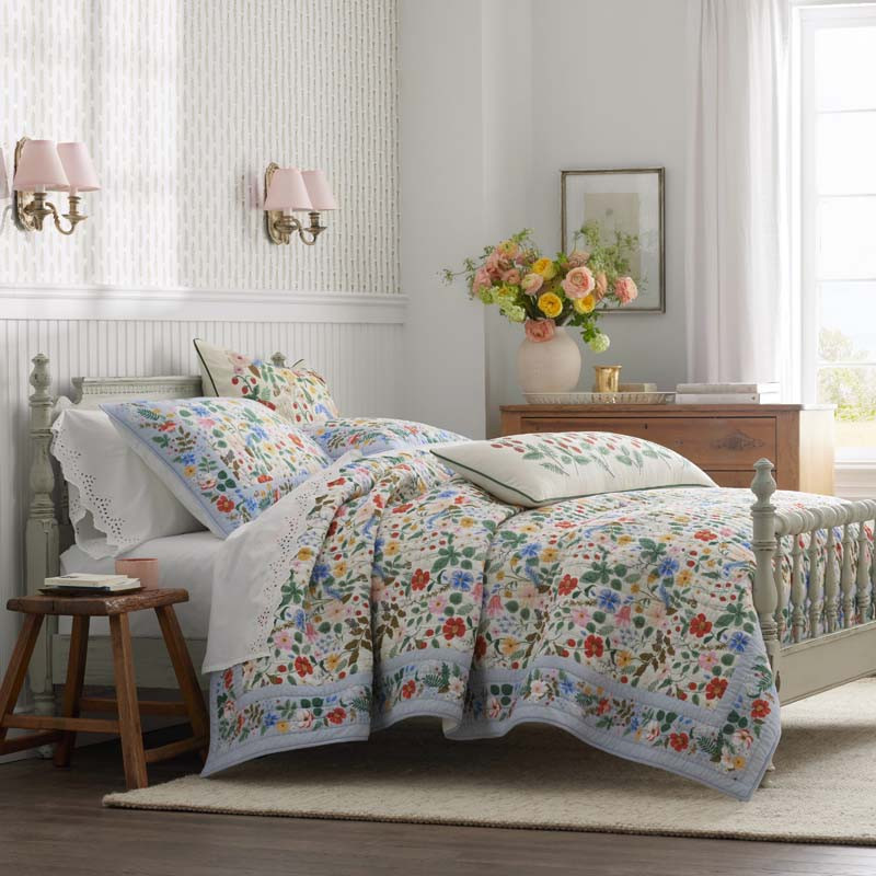Strawberry Fields Quilt - Multi, Full/Queen | The Company Store