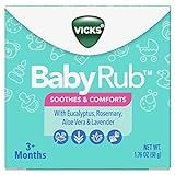 Vicks BabyRub, Chest Rub Ointment with Soothing Aloe, Eucalyptus, Lavender, and Rosemary, from The M | Amazon (US)