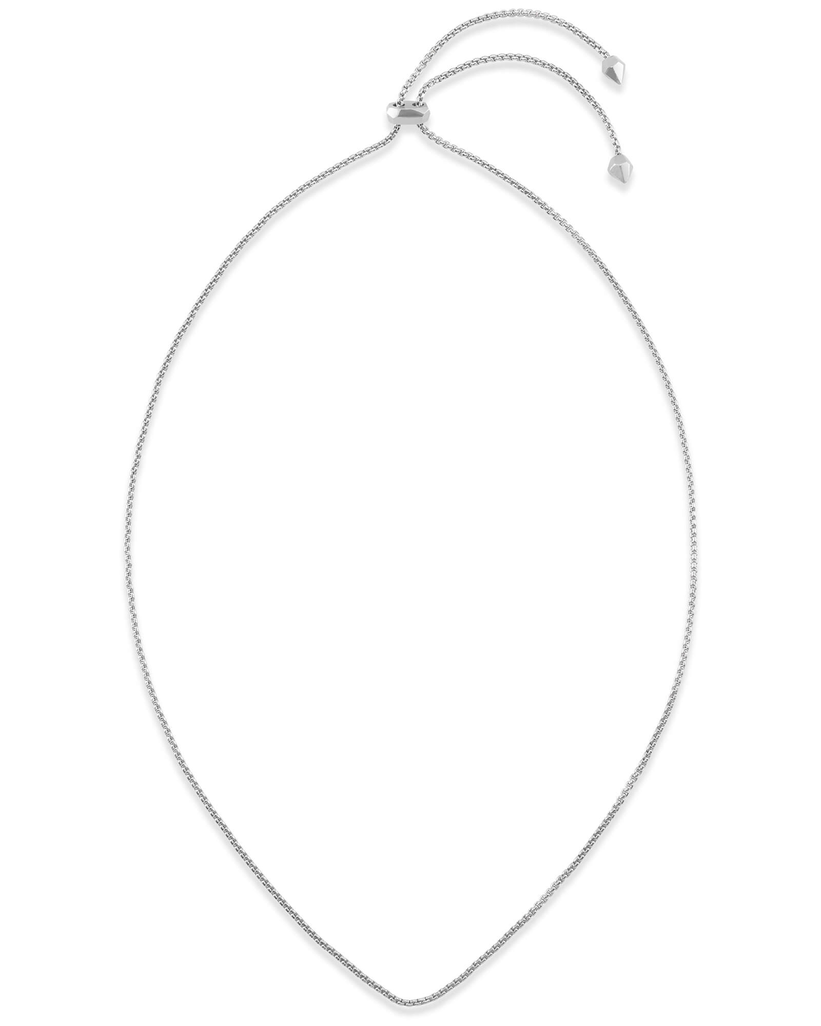 Adjustable Chain Necklace in Silver | Kendra Scott