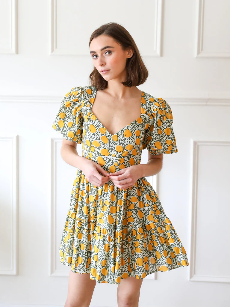 Shop Mille - Aneli Dress in Citrus | Mille