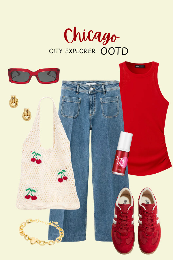 Chicago Outfit Idea ❤️🌆 

chicago outfit ideas, chicago summer outfit, city explorer outfit, travel outfit inspo, casual city style, vacation outfit ideas, chicago style, summer city outfits, cute travel outfits, city day outfit, midwest summer style, walking outfit ideas, vacation style inspiration  

 #LTKgrwm #LTKootd #LTKTravel