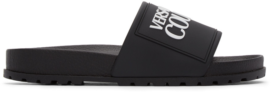 Black Institutional Logo Slides | SSENSE