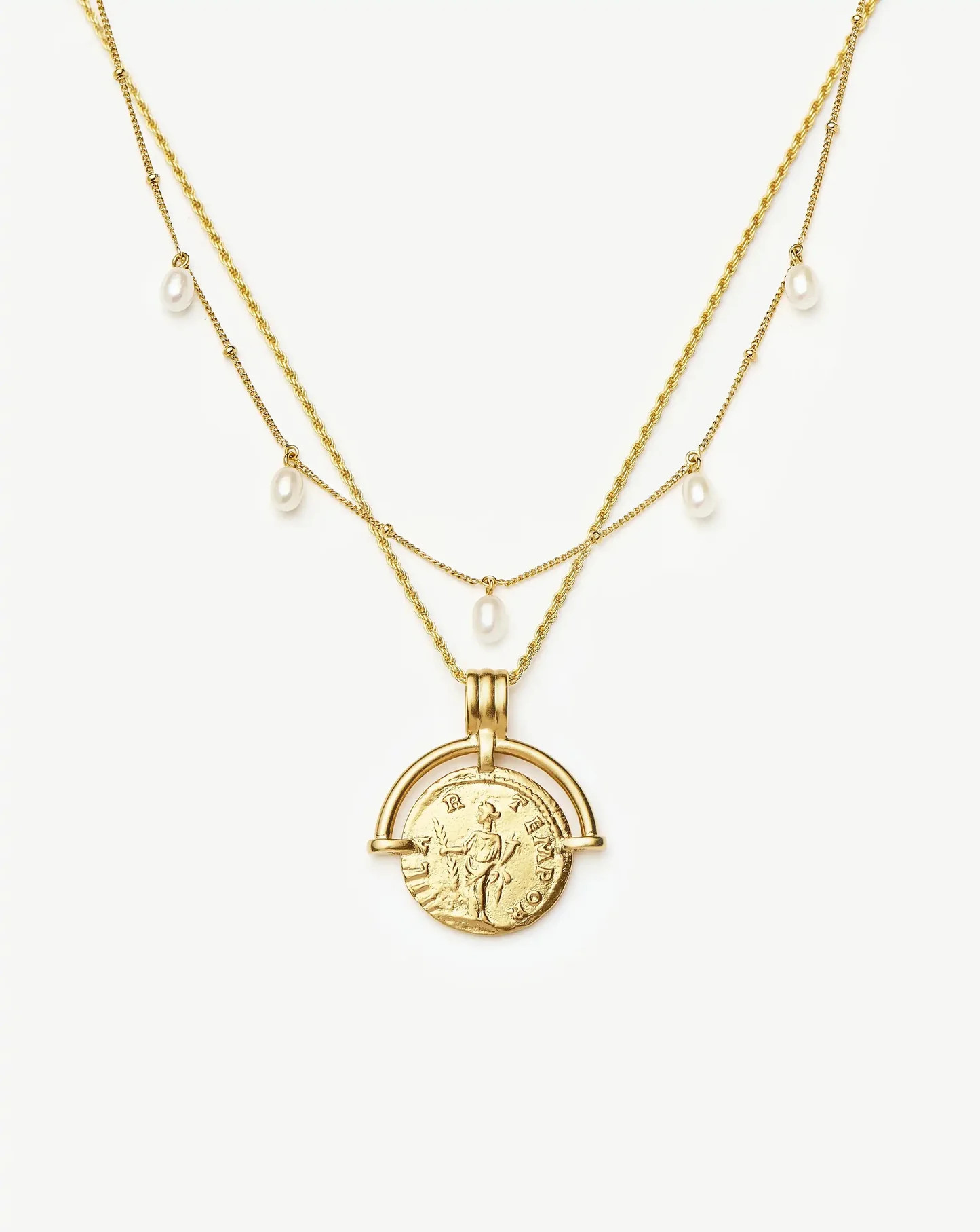 Lucy Williams Roman Arc & Pearl Necklace Set | Missoma UK | Missoma UK