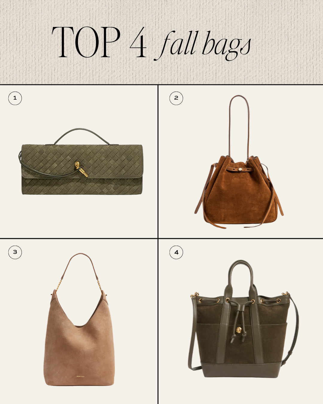 These four bags are perfect for fall! My top picks this season.

#LTKSeasonal