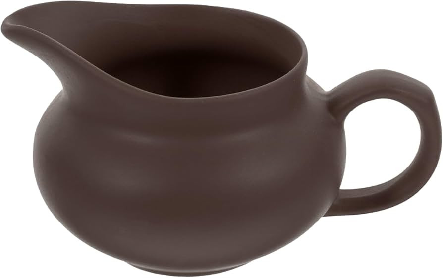 BESTonZON Ceramic Milk Pitcher Creamer Jug 11.5Oz Vintage Style Milk Dispenser with Handle for Co... | Amazon (US)
