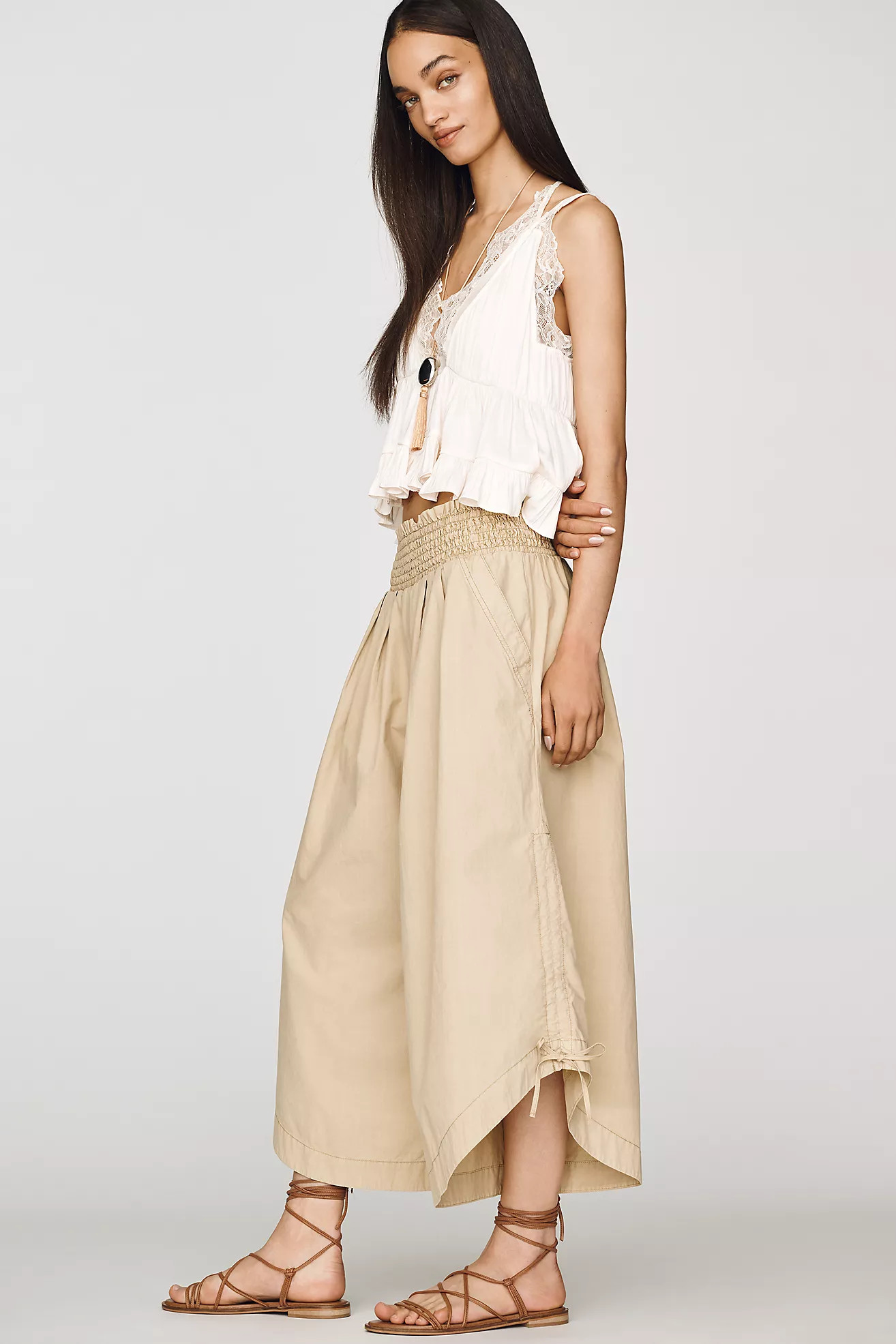 By Anthropologie Ruched Parachute Pants | Anthropologie (US)
