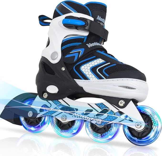 Nattork Inline Skates for Girls and Boys with Full Light up Wheels, Adjustable Beginner Roller Sk... | Amazon (US)