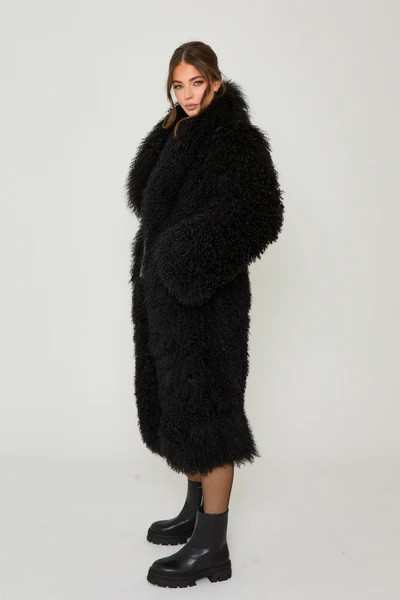 Romy Long Mongolian Coat | Twenty Fall