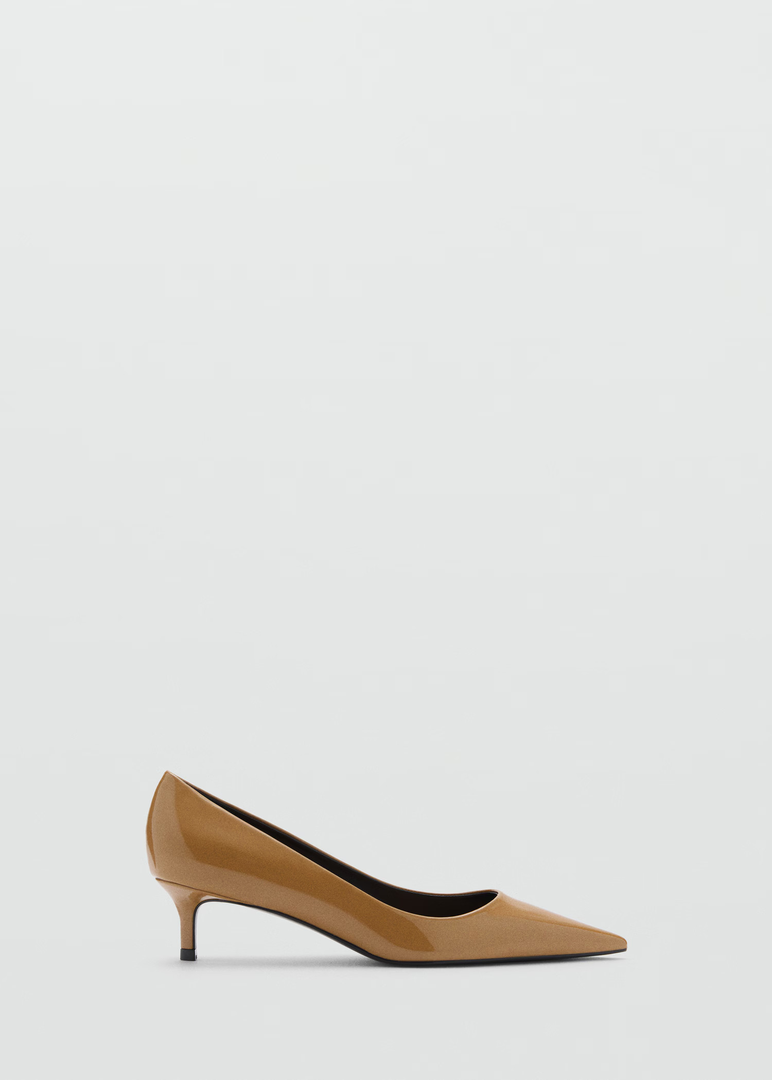 Kitten-heel patent leather shoes - Women | MANGO USA | Mango (US/MX/AU)