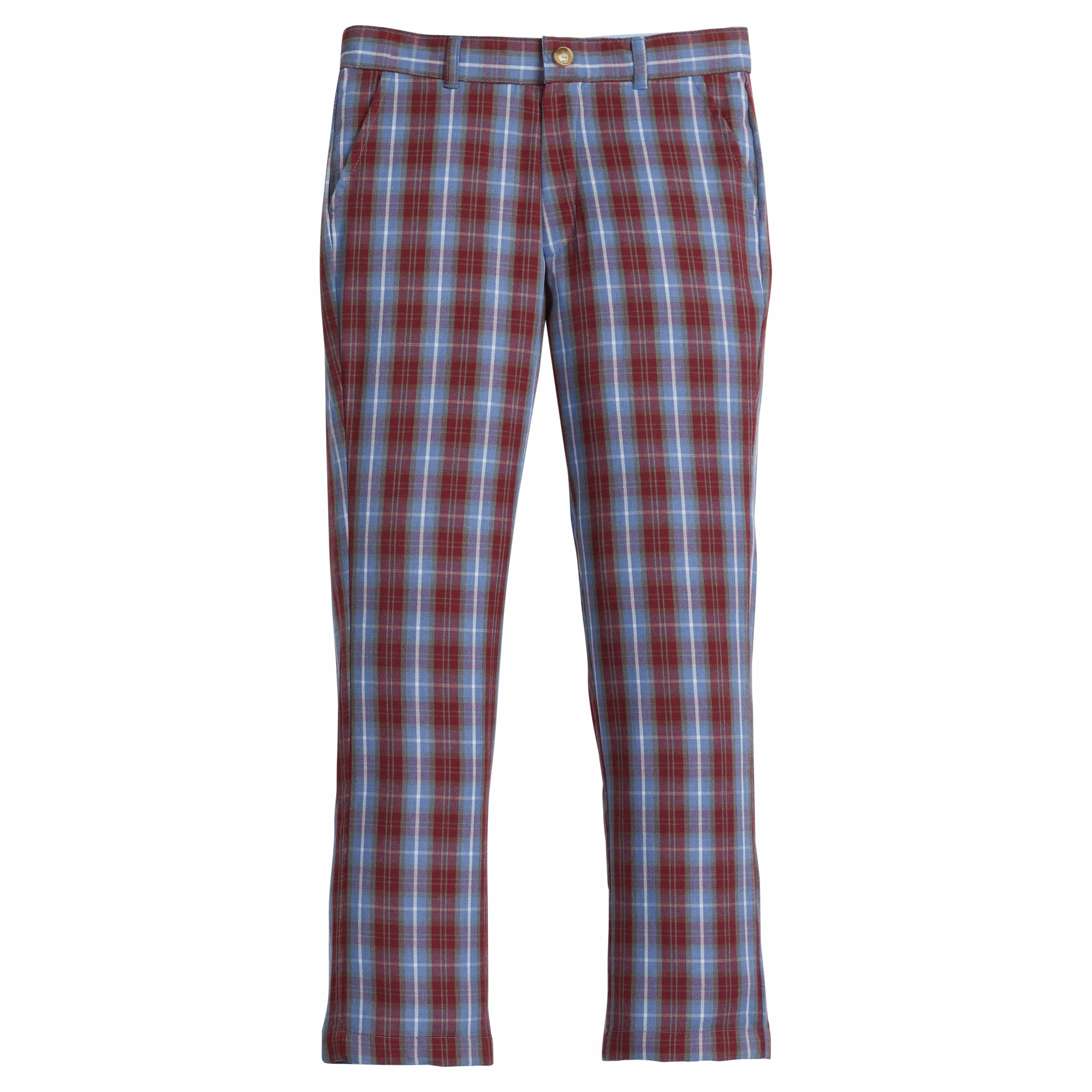 Boys Classic Pants in Stafford Plaid | Little English