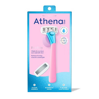 Athena Women's 5 Blade Reusable Razor Kit - Pool Party: Whole Body, Manual, Non-Travel Size | Target