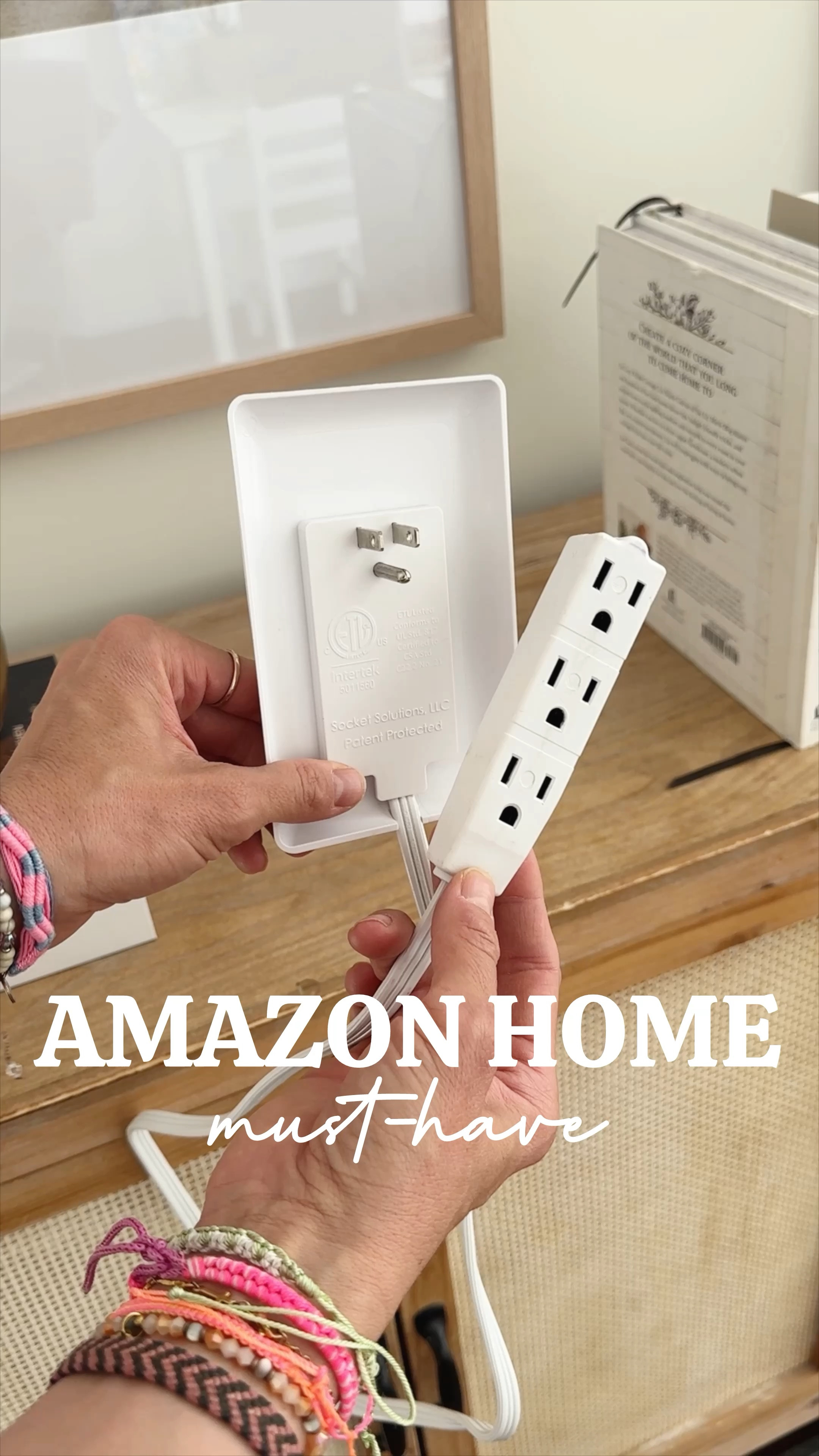 Amazon home must-have💡👏🏻 this slim outlet cover is super handy behind furniture! Follow Sarah Joy for more Amazon finds  

#LTKVideo #LTKHome #LTKSaleAlert
