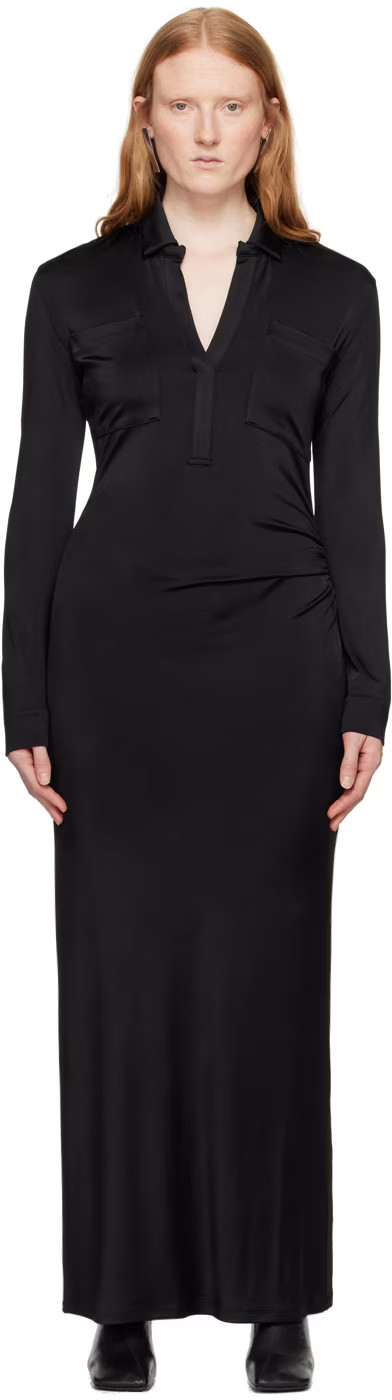 Black Iana Maxi Dress | SSENSE