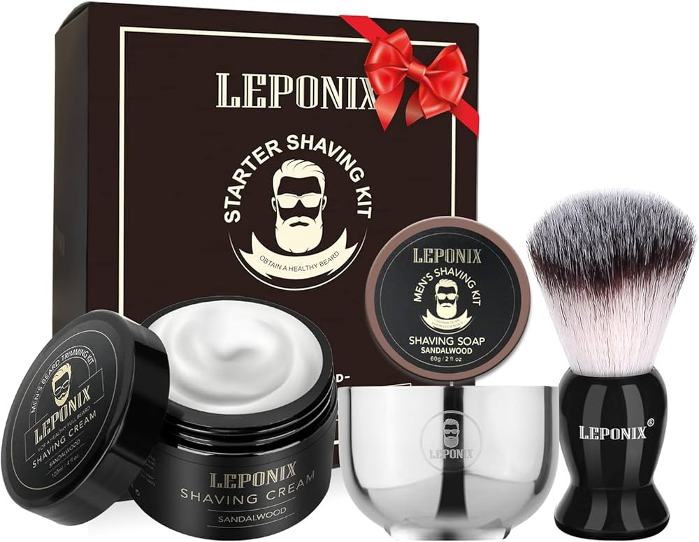 Shaving Kit for Men, Include Shaving Soap for Men, Shaving Brush, Shaving Cream, Shaving Bowl Men... | Amazon (US)