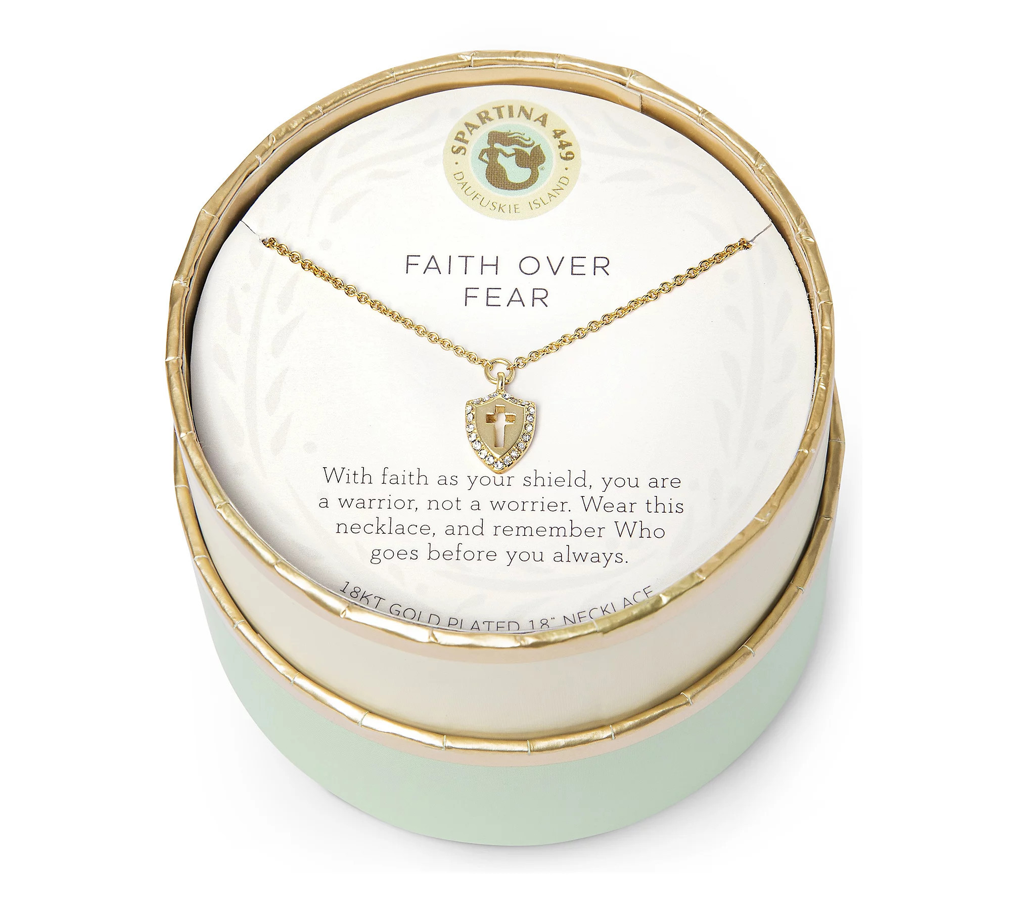 Spartina 449 Sea La Vie Faith Over Fear Necklac e | QVC