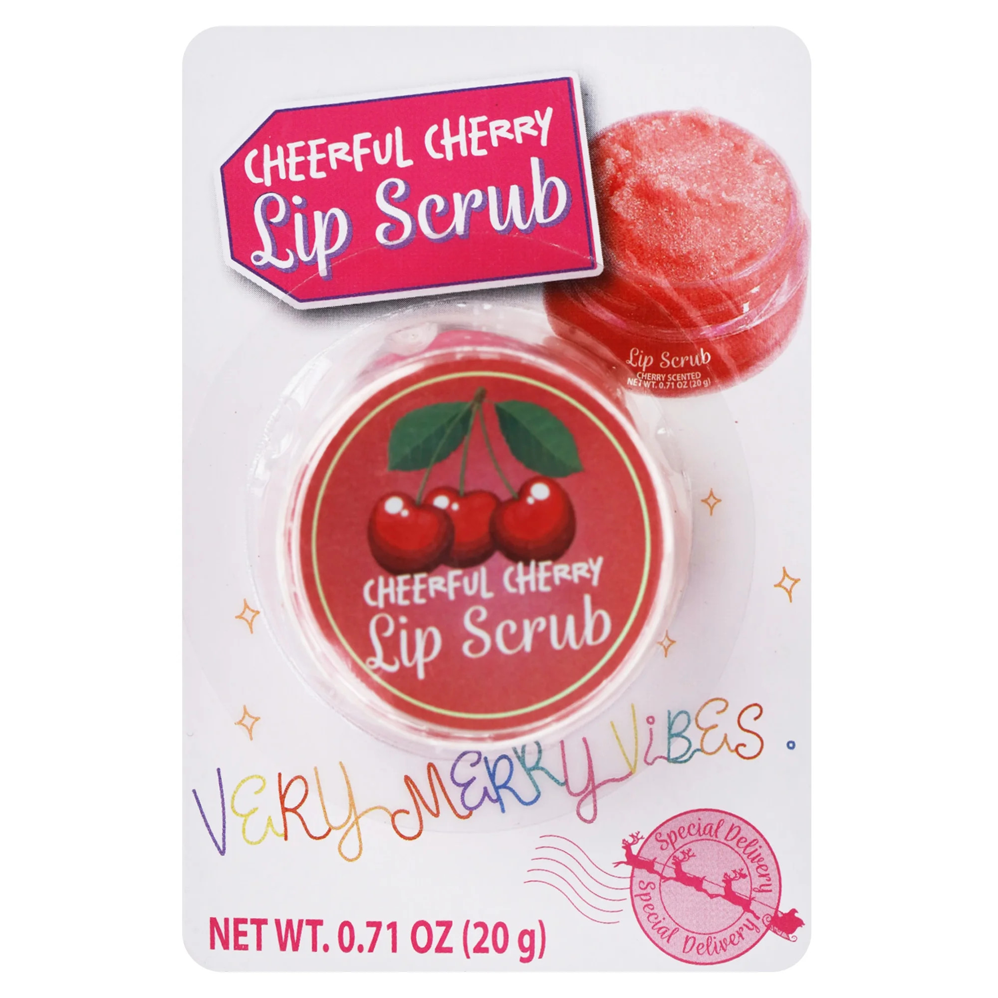 Townley Girl Cherry Lip Scrub, Exfoliating, Moisturizing,  Scrubber for Chapped Dry Lips Kids- Tw... | Walmart (US)