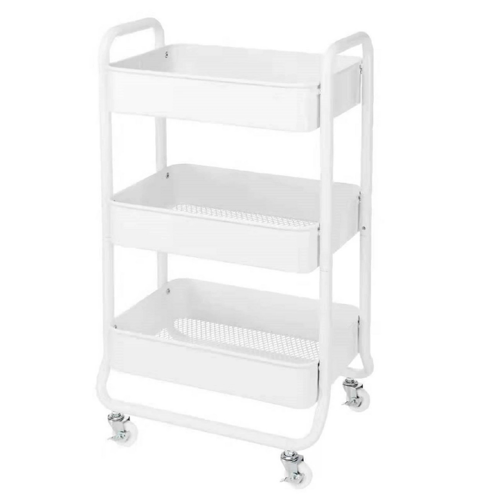 The Big One® 3-Shelf Rolling Cart, White | Kohl's