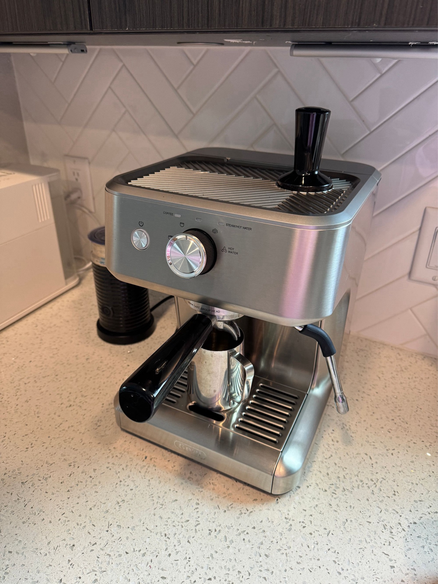 Gevi EzBru 1000 Espresso Machine with Simple Operate Dial