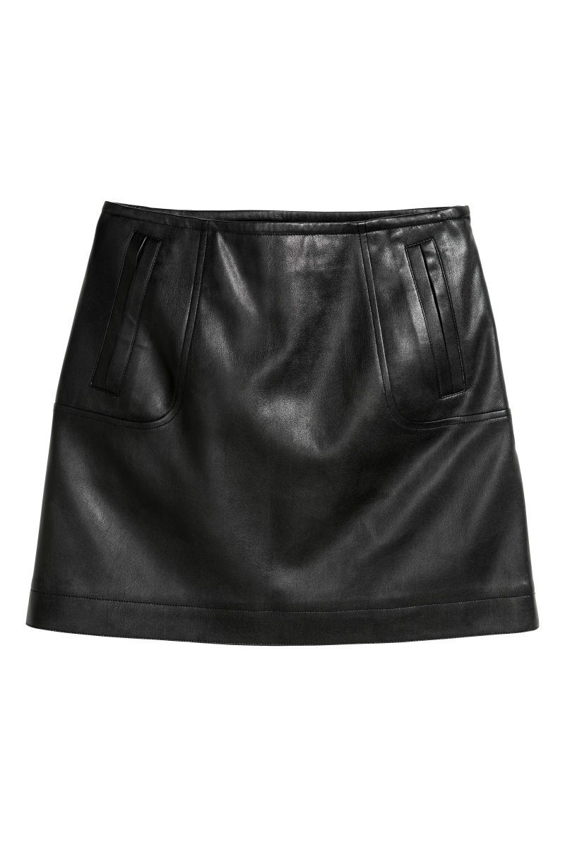 H&M Faux Leather Skirt $19.99 | H&M (US)