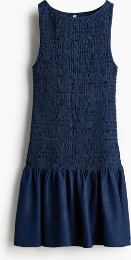 Smocked Denim Dress | Nordstrom