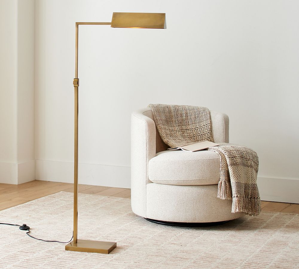 Tate Metal Task Floor Lamp | Pottery Barn (US)