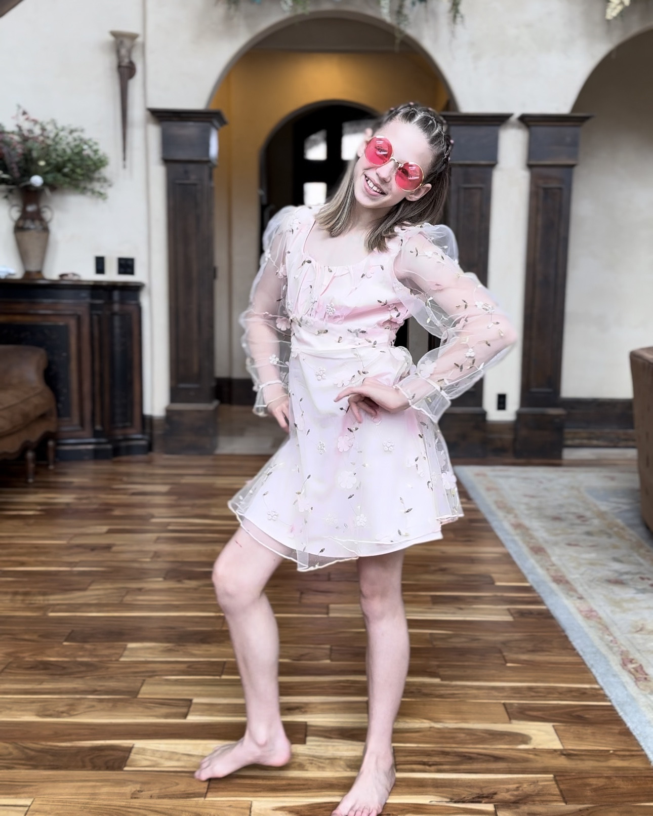 This week we wore pink! We lucked out, and found all of these adorable, coordinating outfits at the same store. It was so much fun taking the girls shopping, and letting them try on lots of dresses and pick their favorite! That hat on Zaylee added just the right extra touch and she got LOTS of compliments!

#LTKkids #LTKfamily #LTKbaby