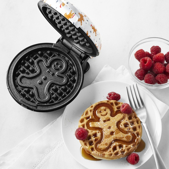 Dash Mini Gingerbread Waffle Maker | Williams-Sonoma