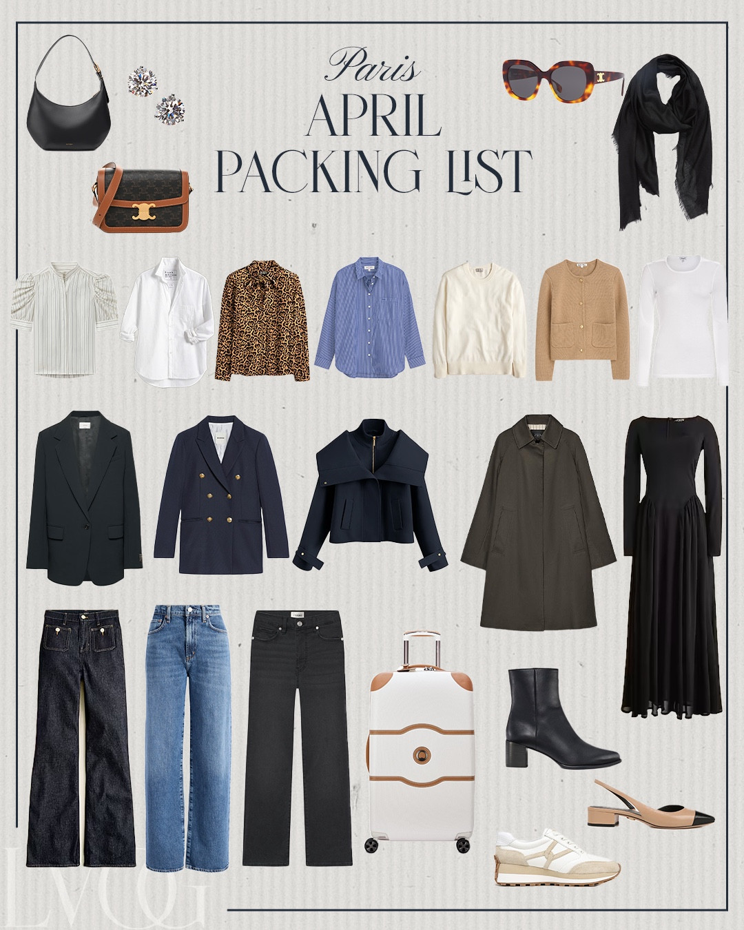 What to pack for Paris in April 
Paris Packing List 
Travel Capsule 

#LTKOver40 #LTKStyleTip #LTKTravel