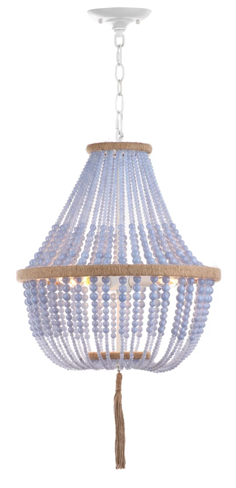 Alta 3 - Light Unique / Statement Empire Chandelier with Beaded Accents | Wayfair North America