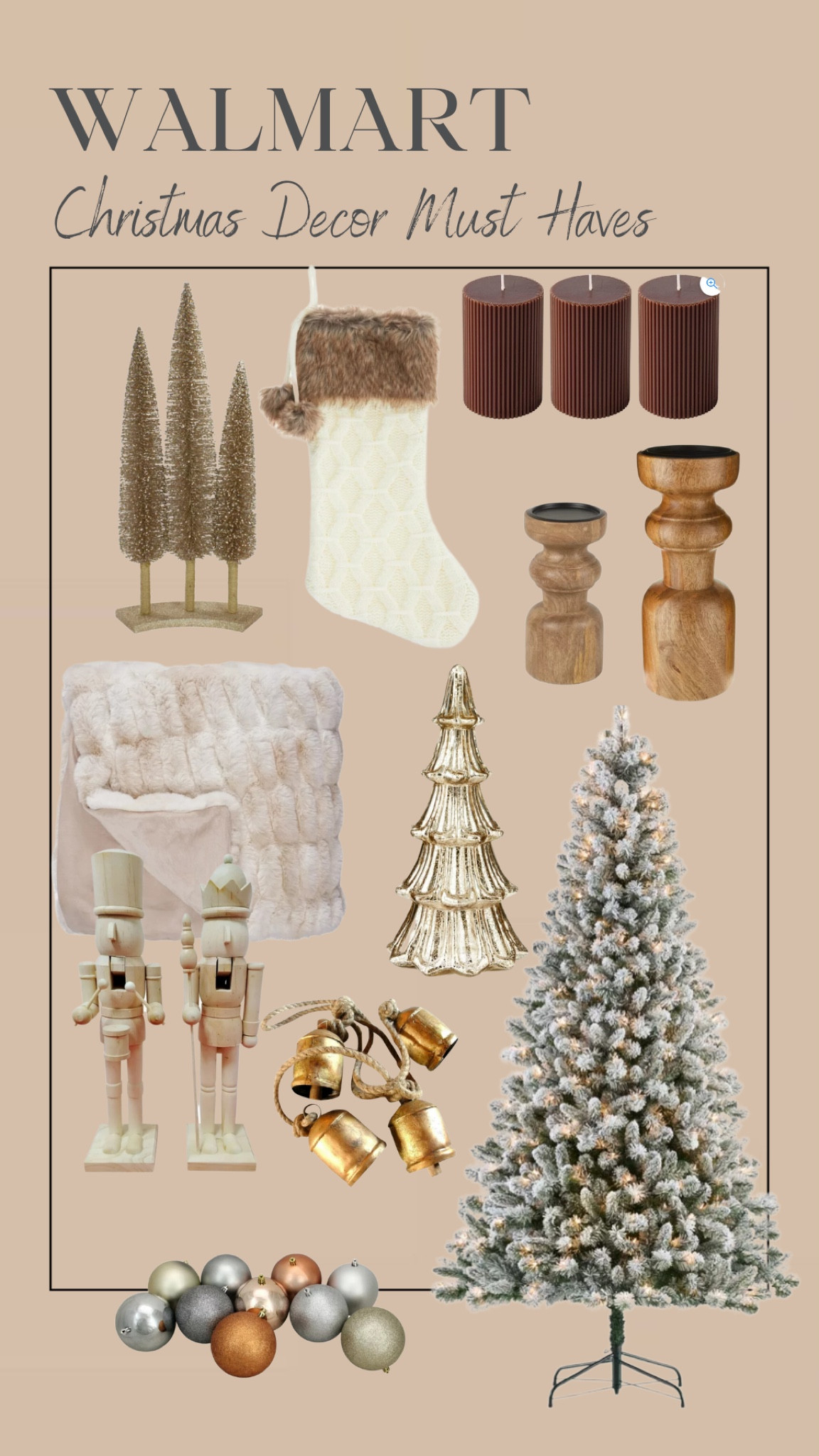 The cutest Christmas decor finds from Walmart! 

#LTKfindsunder100 #LTKHoliday #LTKSeasonal