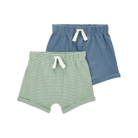 Carter's Child of Mine Baby Boy Shorts, 2-Pack, Sizes Newborn-18 Months | Walmart (US)