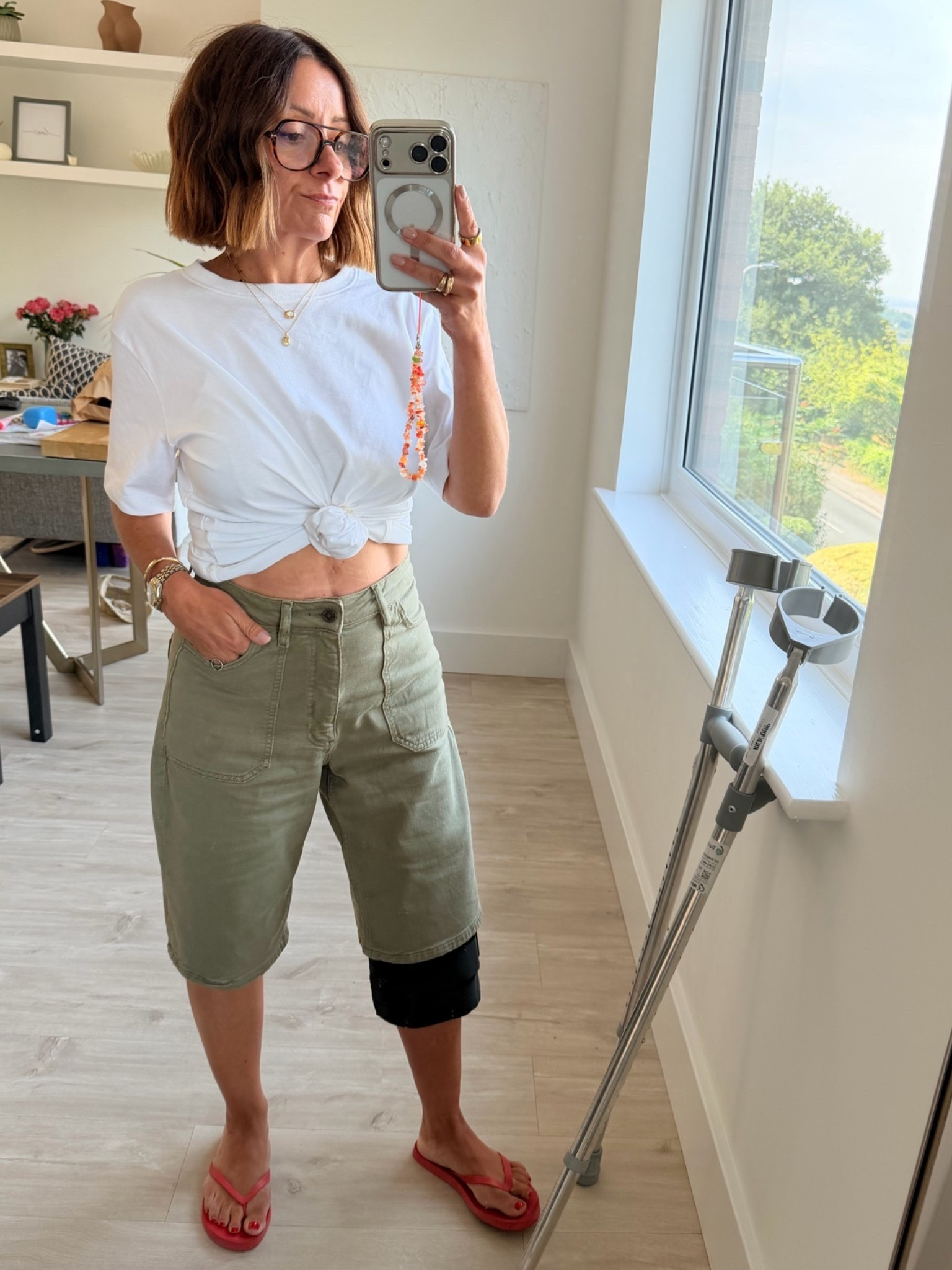 I’m wearing my usual size in the t shirt and have used a hair band to tie it up - it’s got the perfect length sleeve for this styling trick. 

If you’re in between sizes, size down in the shorts

#LTKuk #LTKsummer