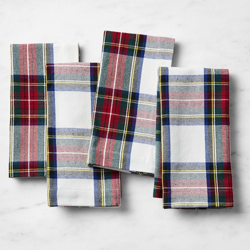 Stewart Plaid Napkins, Set of 4 | Williams-Sonoma