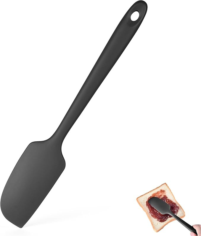 600°F Heat Resistant Small Spatula, Doosu Mini Food-Grade Silicone Bowl Scraper Compact Flexible... | Amazon (US)