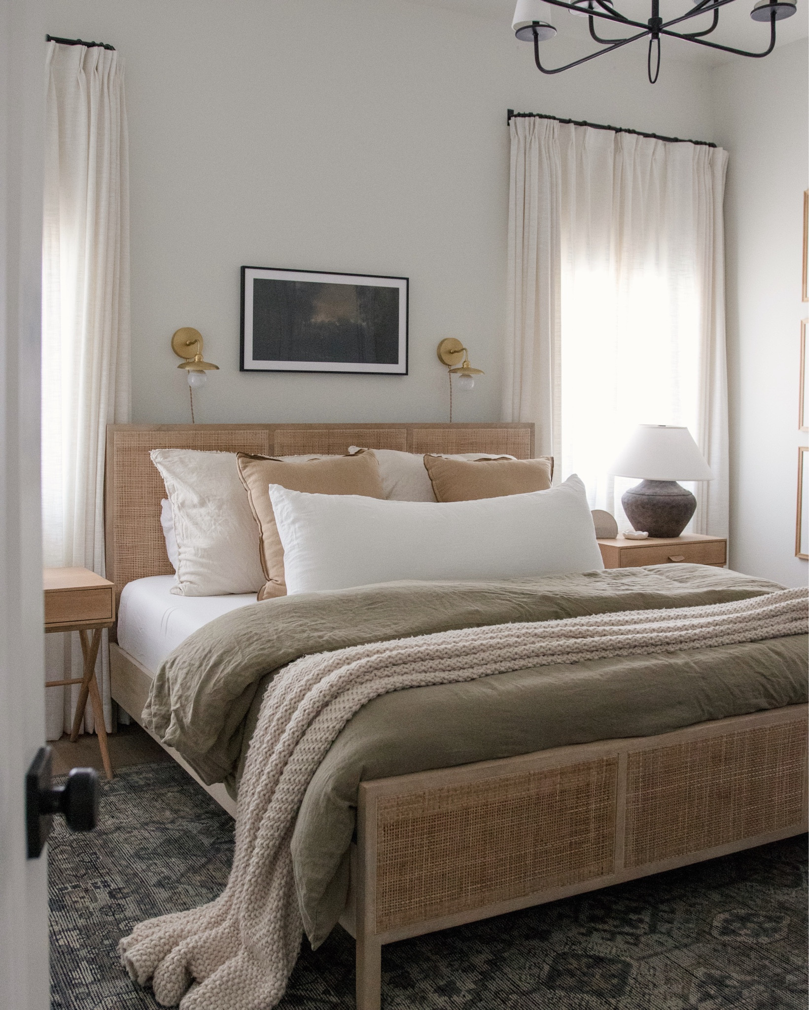 Shop my bedroom! I’m loving the new pillows on our bed, feels lighter and brighter! My duvet is an older olive color but looks identical to willowleaf!

#LTKstyletip #LTKhome #LTKfindsunder100