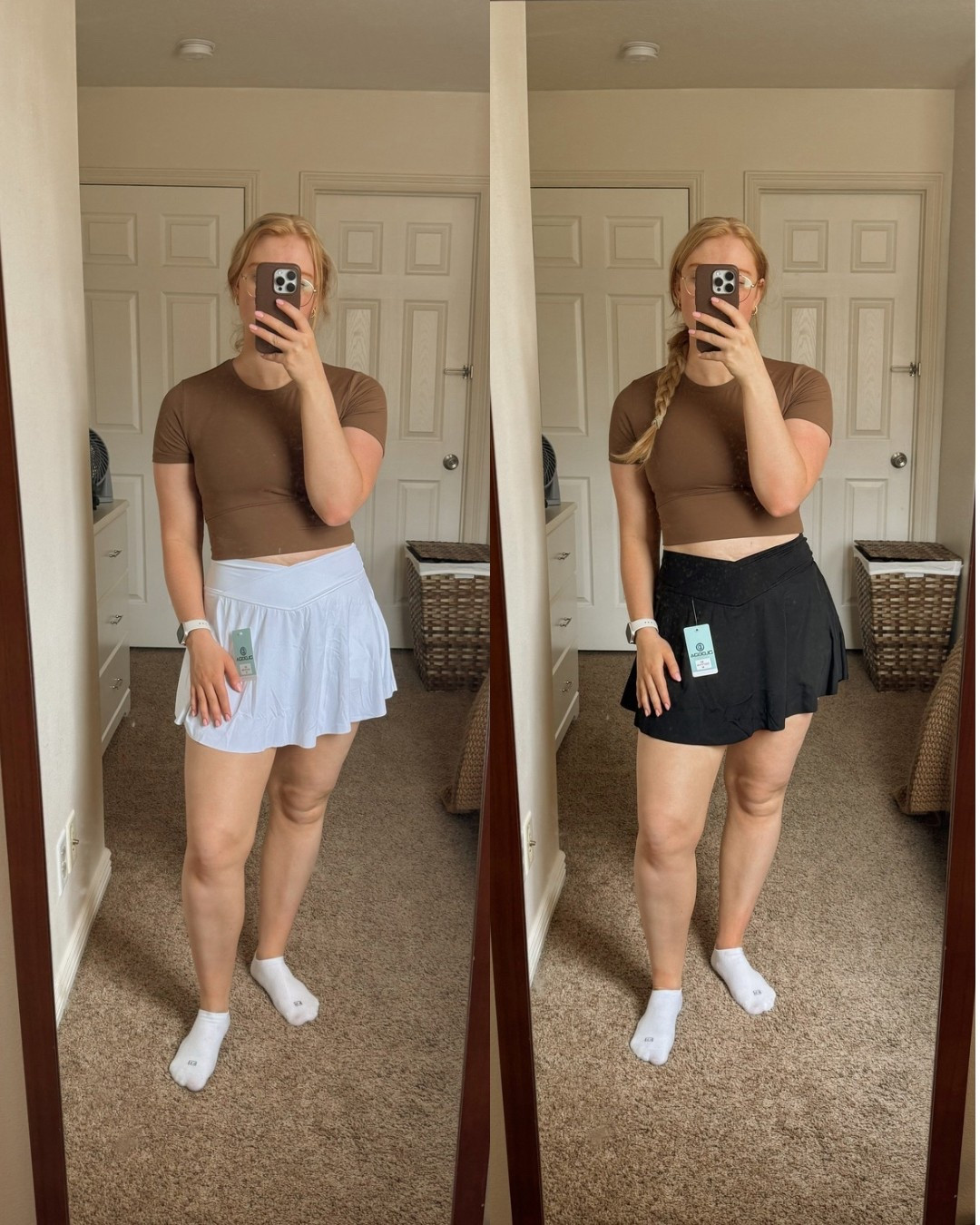 $14 pickleball/tennis skorts! 
Wearing a medium!

#LTKFindsUnder50 #LTKActive #LTKStyleTip