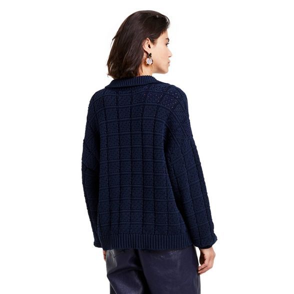 Women's V-Neck Pullover Sweater - Rachel Comey x Target Navy | Target