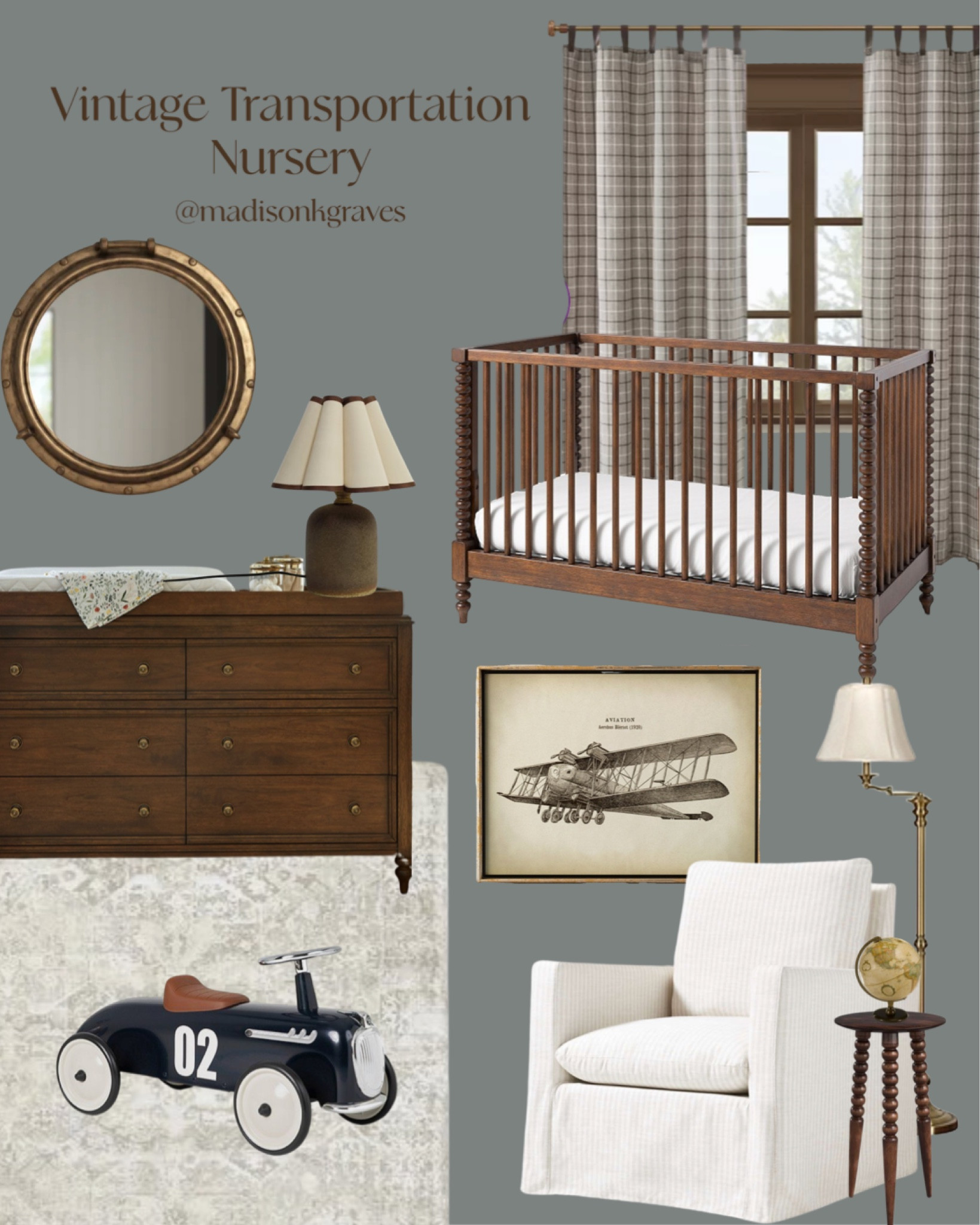 Im obsessed with the new Chris Loves Julia x Pottery Barn collab - so here’s a little nursery design inspo using their new release crib and changing table - baby boy transportation vintage nursery. Crib, baby, kids room, rocker, car nursery, vintage, modern, home decor, pottery barn, crate and barrel,

#LTKkids #LTKbaby #LTKhome
