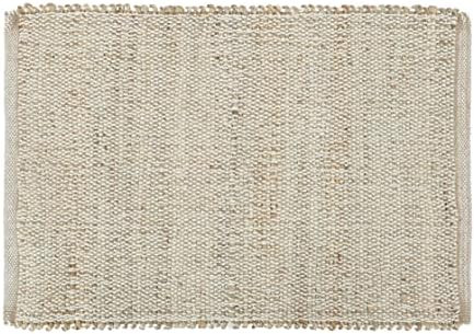 SISOSU Jute Cotton Area Rug - Handcrafted Traditional Rugs - Hand Woven Rug - Natural Rugs for En... | Amazon (US)