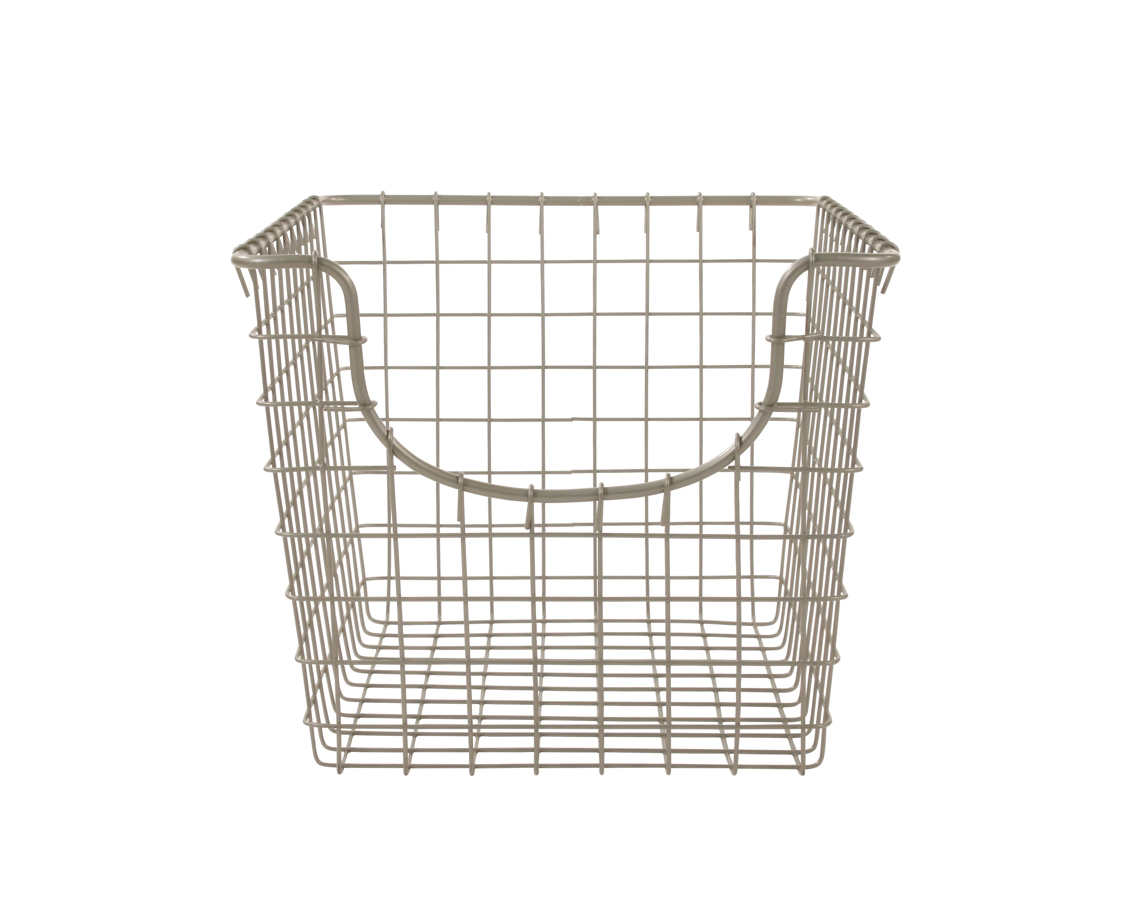 Spectrum Diversified Scoop Wire Storage Basket, Vintage-Inspired Steel Storage Solution for Kitch... | Walmart (US)