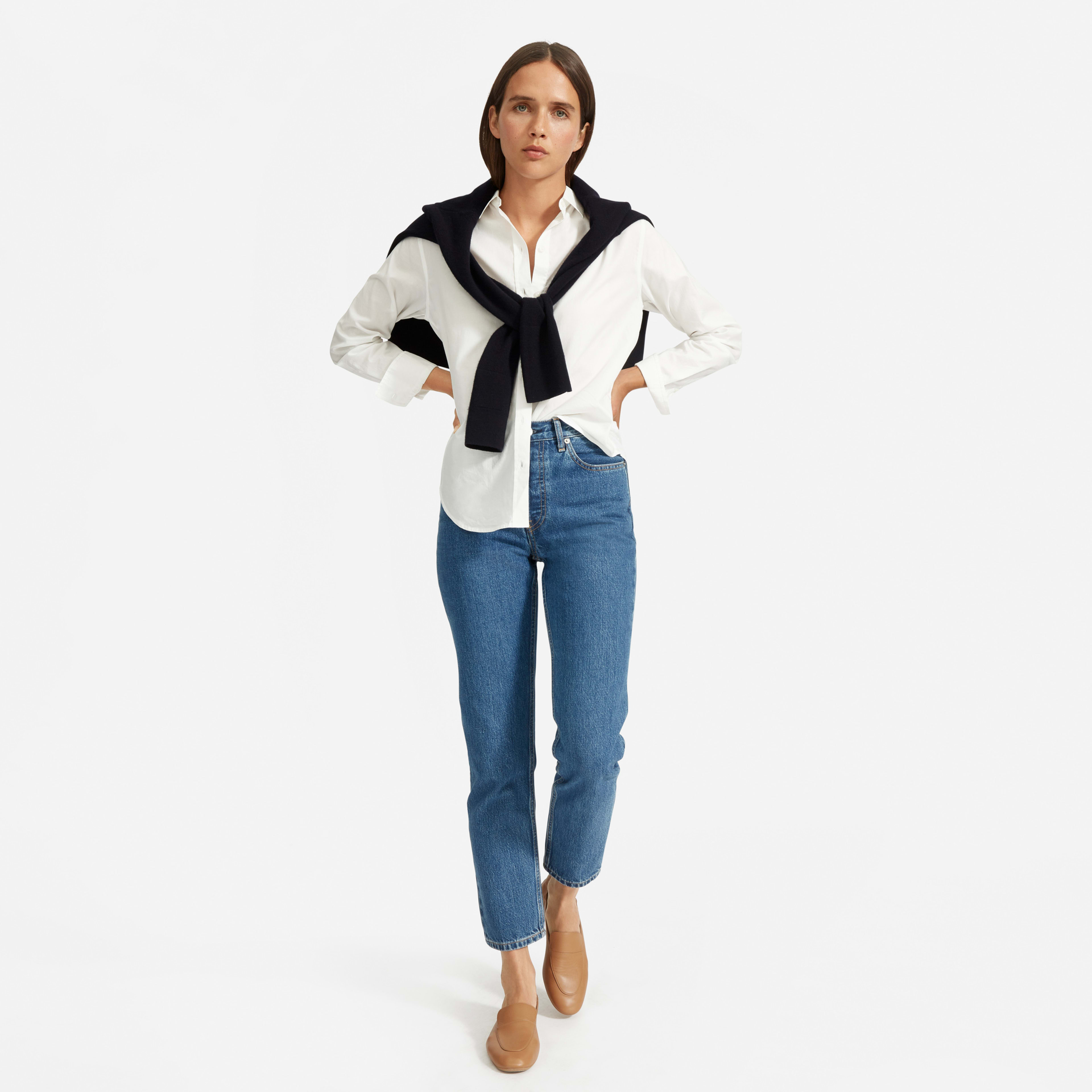 The Silky Cotton Relaxed Shirt | Everlane