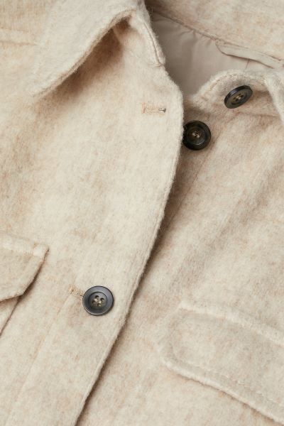 Wool-blend Shirt Jacket | H&M (US + CA)